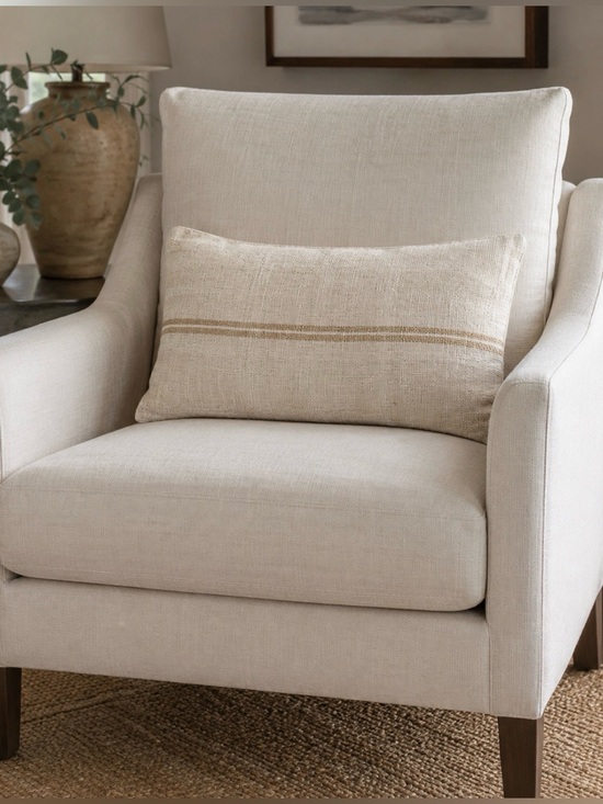 Eileen Fisher Other - Eileen Fisher Home 100% Silk Lumbar Pillow 11x22 Natural Textured Neutral